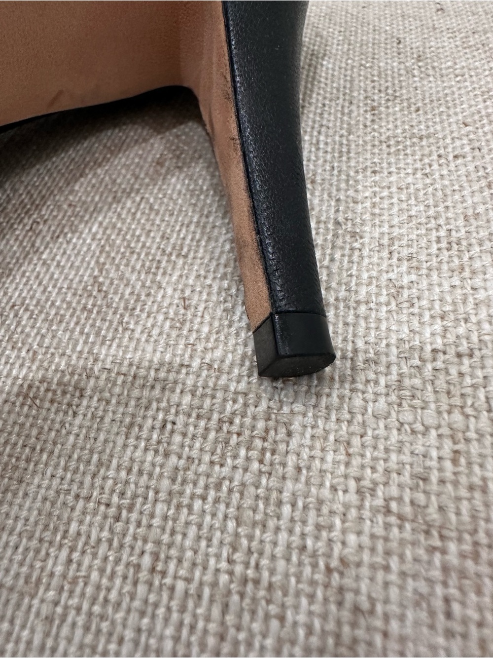 CHANEL Black Leather Pumps with Patent Cap-Toe - Picture 6 of 12